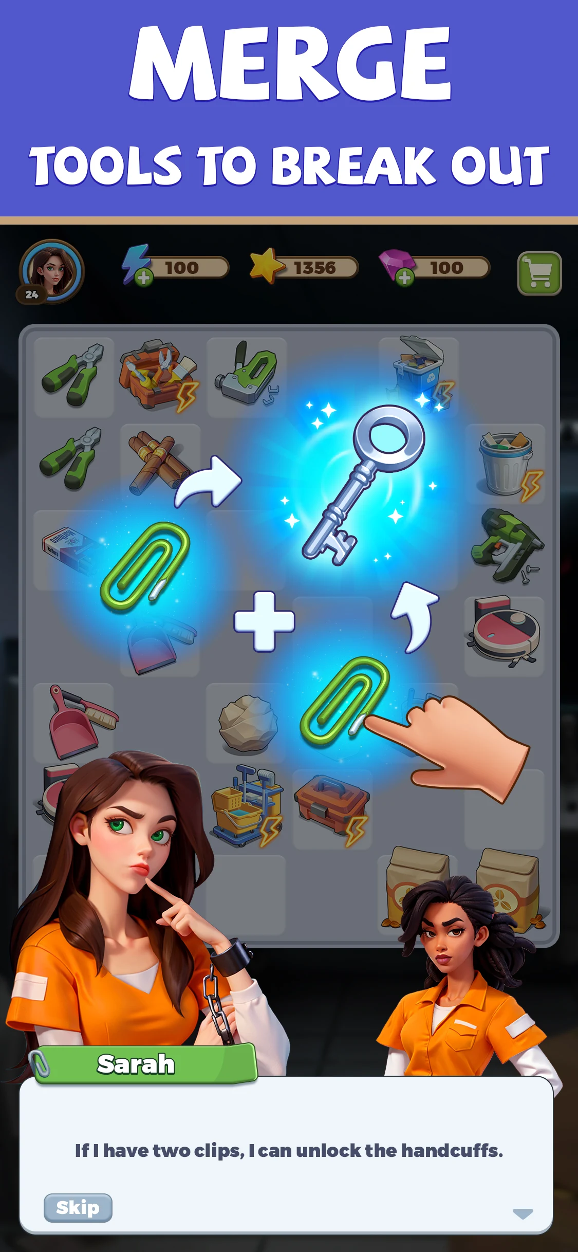 Merge Prison: hidden puzzle screenshot